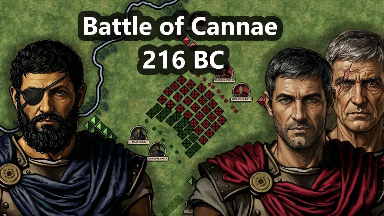 Rome Walked Into a Trap | Hannibal at Cannae ( 218 BC )