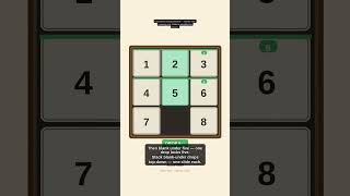 Sliding Puzzle Tip: Blank-Under Drop Cascade — Top Tile First