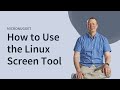 How to Use the Linux Screen Tool