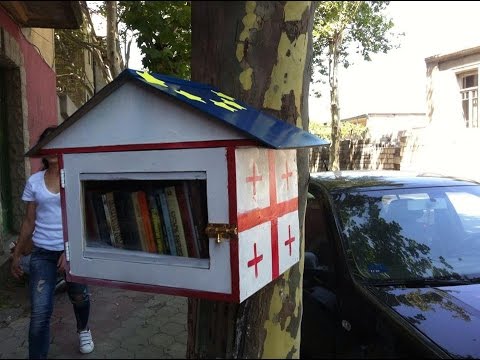 წიგნების ,,ბუდე\" გორის ქუჩებში