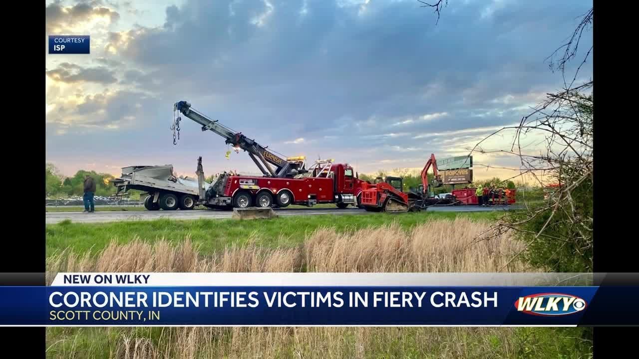 Woman, man killed in fiery southern Indiana semi crash on I-65 ...