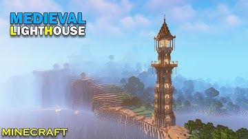 Minecraft Medieval Lighthouse Tutorial🗼