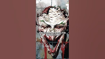 Why Joker Removed His Face...