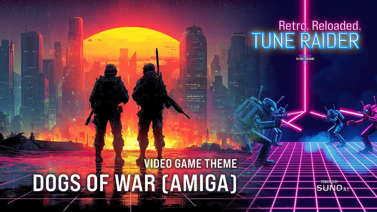 Keith Tinman – Dogs of War Amiga Intro Theme | Synthwave Remix