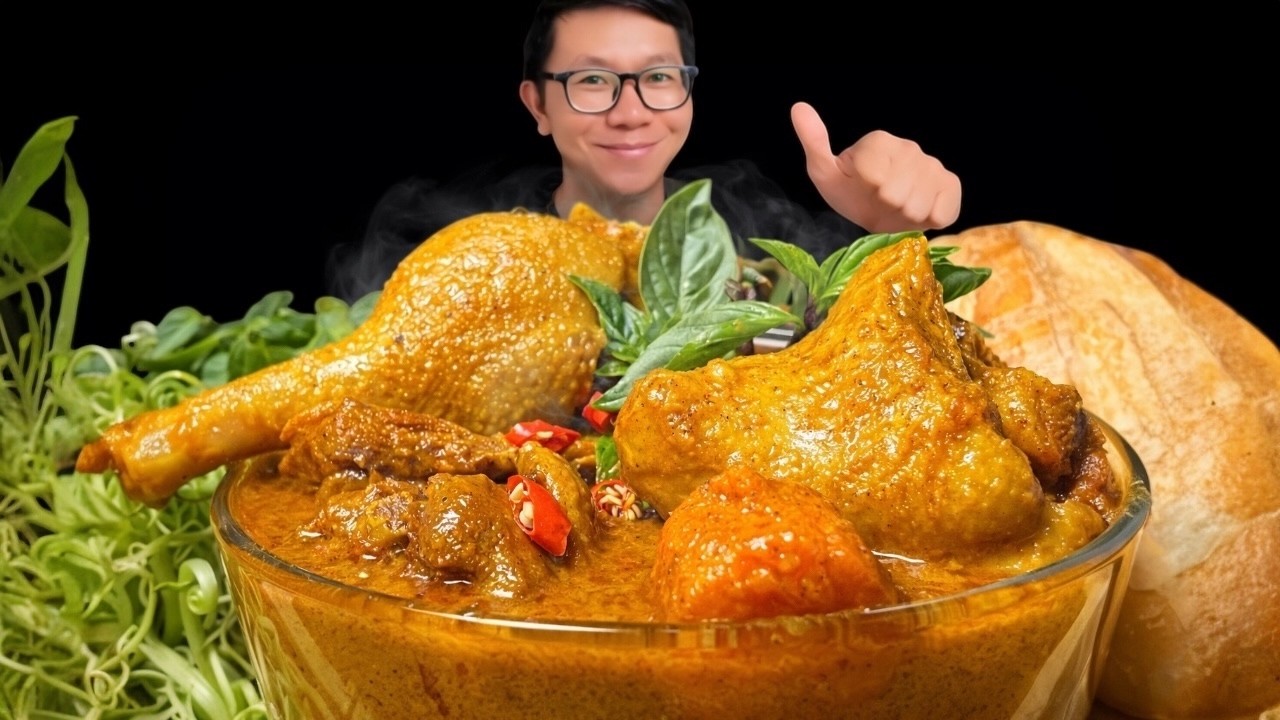 🔥 Vietnamese Duck Curry Mukbang | Cà Ri Vịt Thơm Mềm Béo Ngậy | Quang ASMR