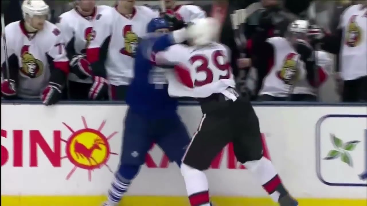 Colton Orr vs Matt Carkner Round 2