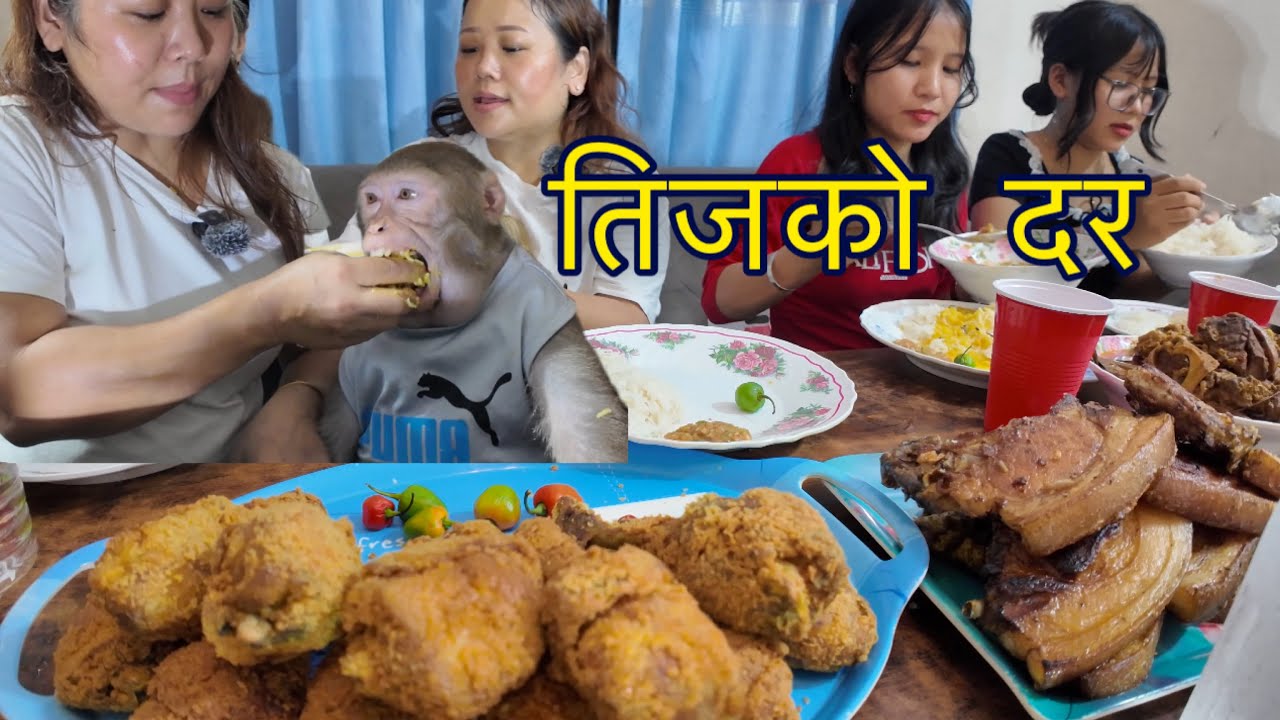 तिजको दर staff नानीहरुलाई,  जोगुले चै दालभात 😂