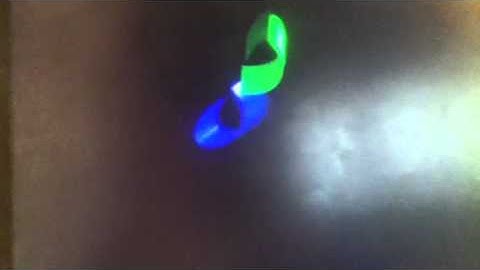 Flying Objects Screensaver Two Ribbons with music