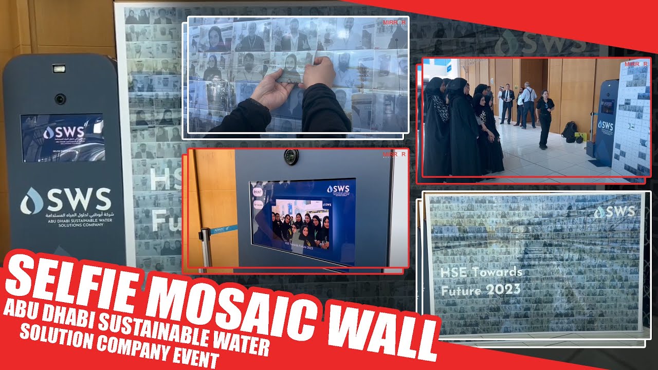 Selfie Mosaic photo booth Dubai