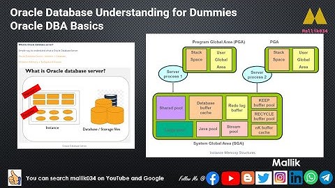 Oracle Database Understanding for Dummies - Oracle DBA Basics