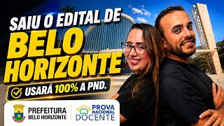 ANÁLISE DE EDITAL - Concurso SMED BH 2026 | PND 2026 Etapa Única #pnd2026