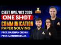 CSEET Communication One Shot | Paper Solving Session | June 26 / Oct 26