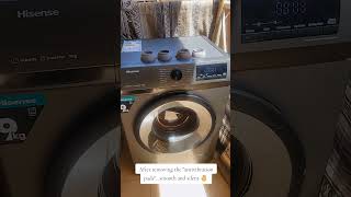 After removing the "antivibration pads"...smooth and silent 👌.Washer Repair in Thindigua kiambu