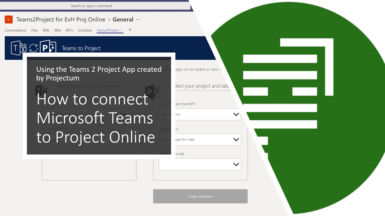 Microsoft connect. Microsoft Project Teams.