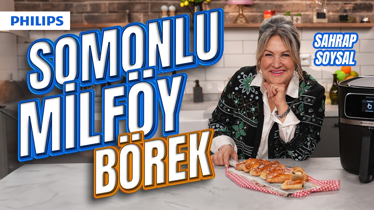 Philips Airfryer'de Milföy Hamurundan Somonlu Börek Tarifi ???? | Sahrap Soysal Philips Airfryer'de Milföy Hamurundan Somonlu Börek Tarifi ???? | Sahrap Soysal