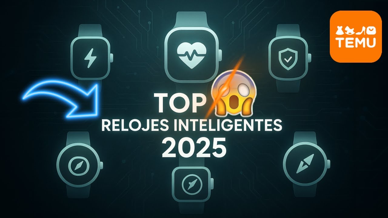 ¡TOP 3 Mejores Smartwatch de Temu 2026! ⌚ Calidad y precio en Latinoamérica😱