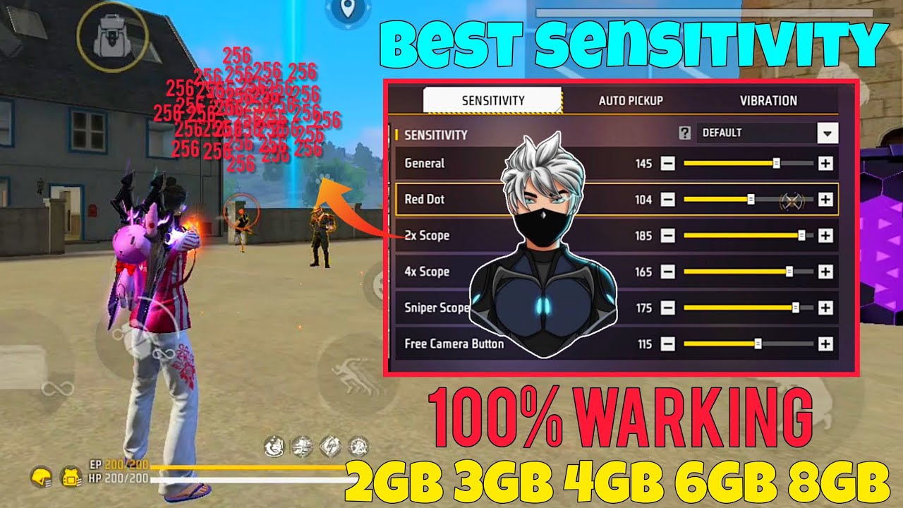 Free Fire Auto Headshot Trick 2025 Sensitivity | 2gb, 4gb, 6gb Ram Headshot Sensitivity Setting