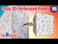 Revit Snippet: Create Truly 3D Parametric Perforated Panels