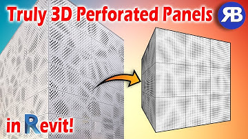 Revit Snippet: Create Truly 3D Parametric Perforated Panels