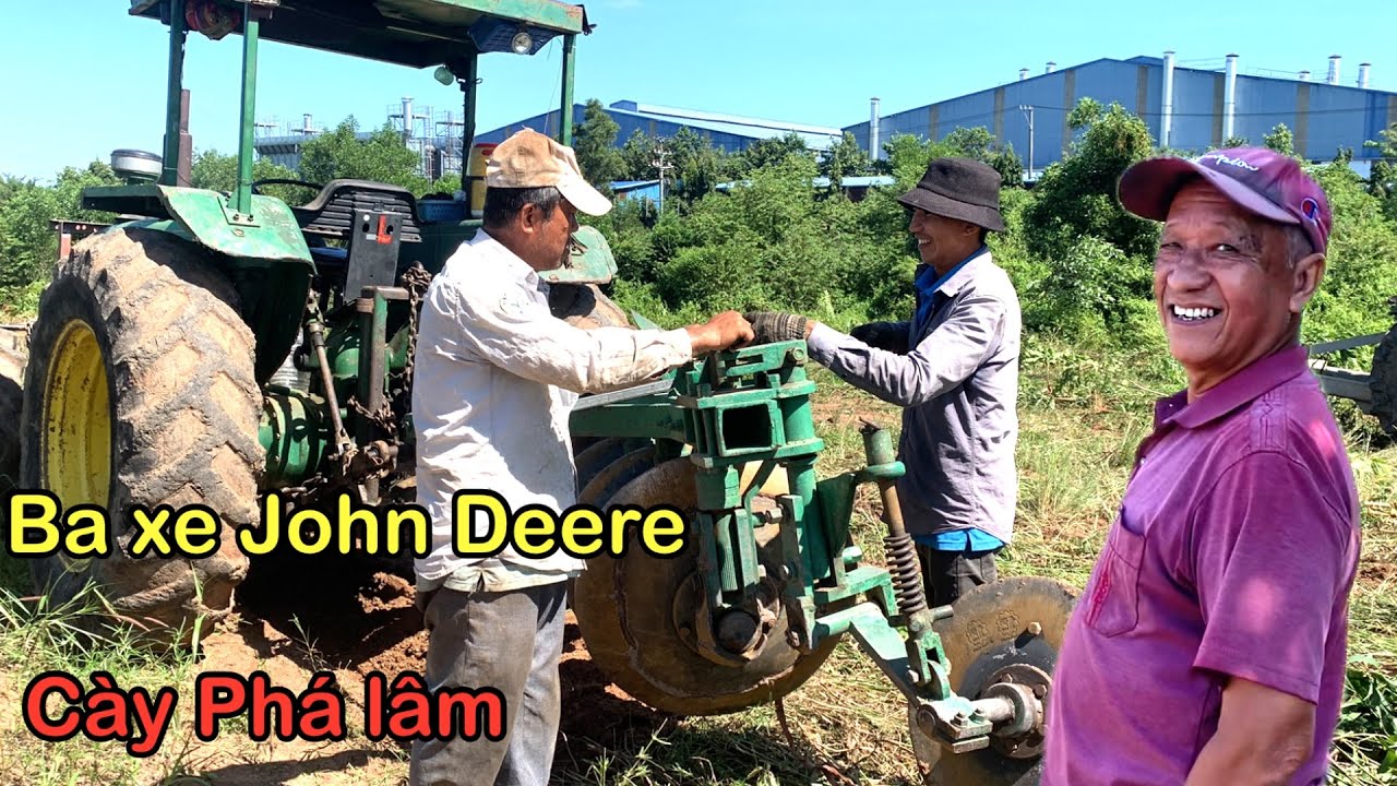 Máy cày phá lâm ở nỏng đại hàng xã Tân an tỉnh đồng Nai 