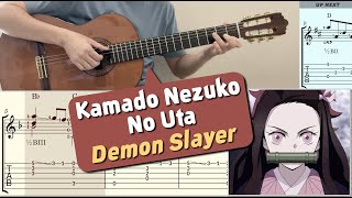 Kamado Nezuko no Uta / Demon Slayer 鬼滅の刃 (Guitar) [Notation   TAB]