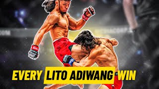 EVERY Lito Adiwang Win In ONE Championship 🇵🇭⚡️💪