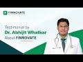 Dr. Abhijit Whatkar - Testimonial for Finnovate