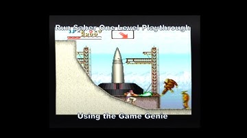 Run Saber One Level Playthrough using the Snes Game Genie :D #Nintendo #SNES #Gaming #CheatCode #Sub
