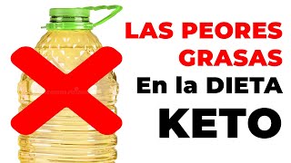 NO COMÁS ESTAS GRASAS KETO, las peores tipos de grasa en la dieta KETO