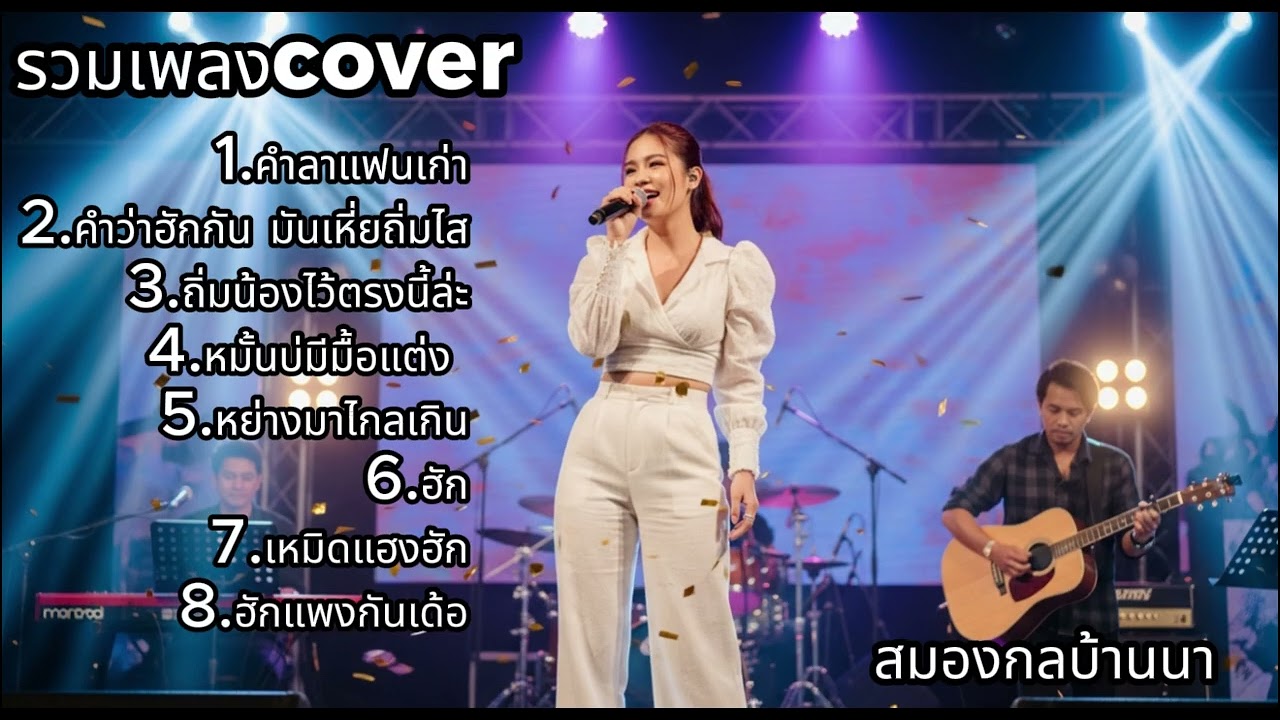 รวมเพลง Cover ฟังยาว เพลินทุกเพลง | สมองกลบ้านนา