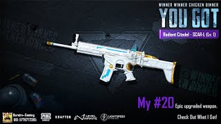 Radiant Citadel - SCAR-L (227) pubg mobile Live Stream