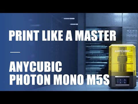 Print Like a Master | Photon Mono M5s |The 1st desktop consumer resin 3D printer with leveling-free.