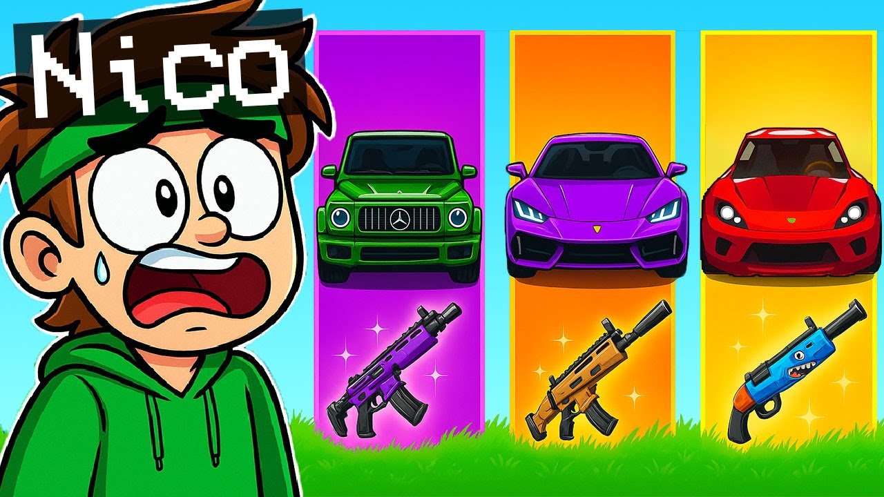 NICO, CAMBIA SEMPRE AUTO CONTRO I SUOI AMICI su FORTNITE!