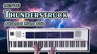 Thunderstruck (AC/DC) Advanced Piano Sheet Music (Arranged by Jennifer Eklund)