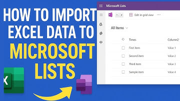 How to Import Excel Data to Microsoft Lists (2025) | Easy Step-by-Step Guide