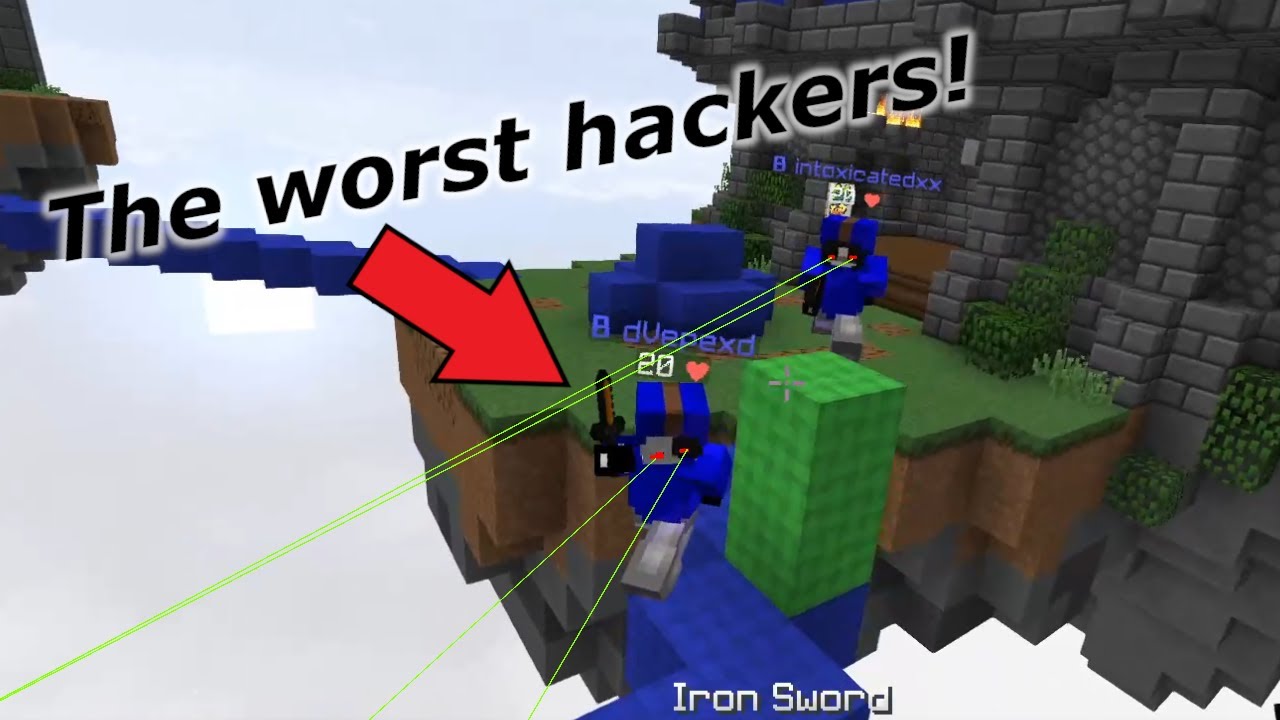 The Most SHOCKING Hackers in Bedwars? #hypixelbedwars #hypixelhacking ...