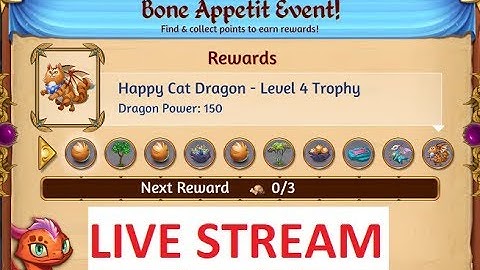 Merge Dragons - Bone Appetit Event Live Stream - Happy Cat Dragon Stream