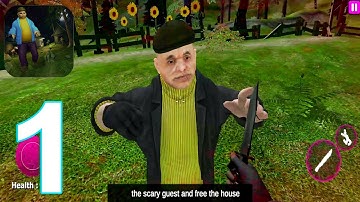 Horror Ghost Escape Mod - Scary Guest Neighbor Gameplay Walkthrough Part 1 (IOS/Android)