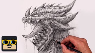 How To Draw a Dragon   Studio Sketch Tutorial 