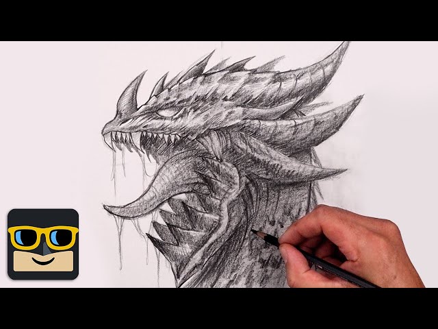 How To Draw a Dragon  Sketch Tutorial 