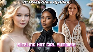 How To Glow Up For Summer 2024 (12-week plan) | beauty hacks, mindset, lifestyle & feminine energy