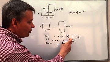 Using Quadratic Equations to Solve Problems - Exam Question Area