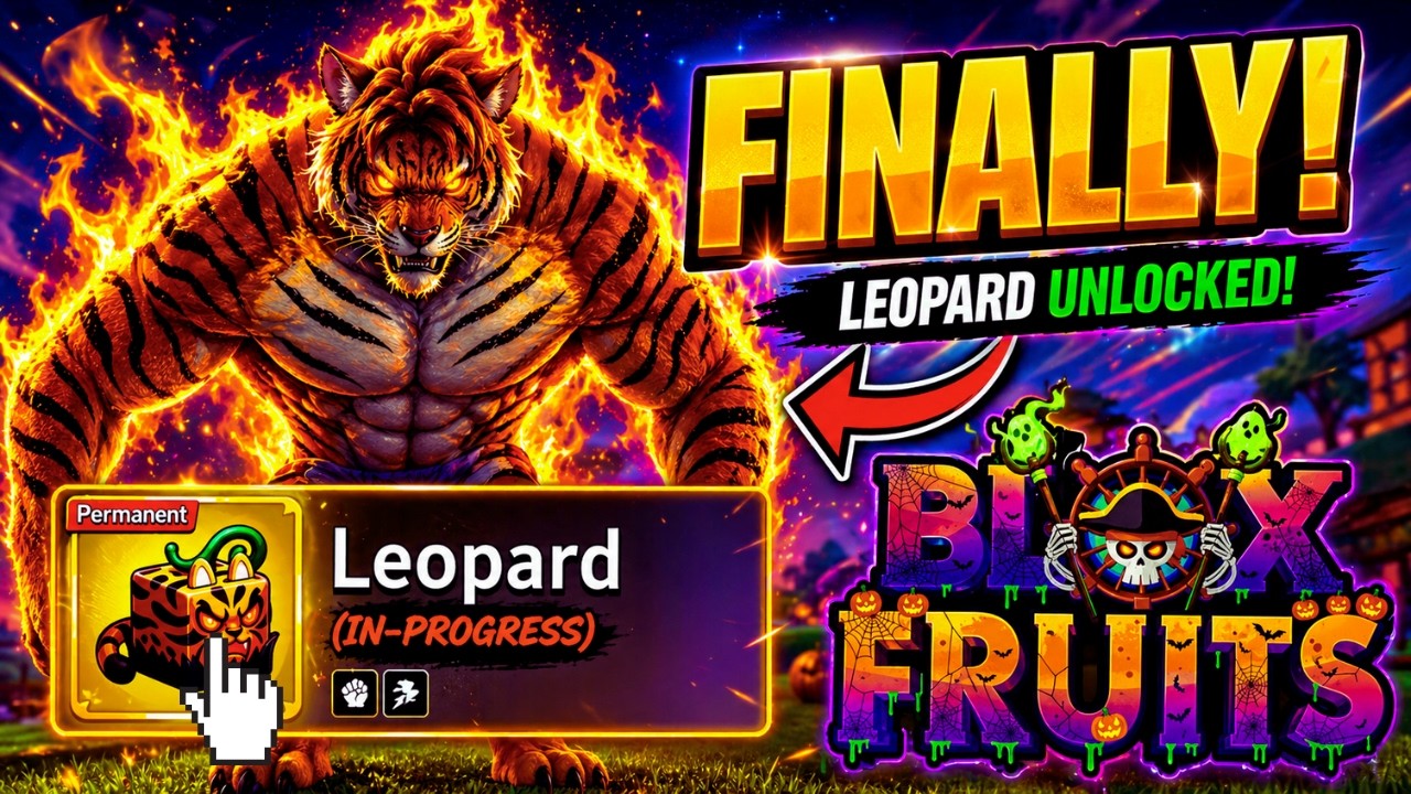 🛑 LEOPARD REWORK OFFICIALLY HERE?! 🐆 Blox Fruits Halloween Update 2026 ...