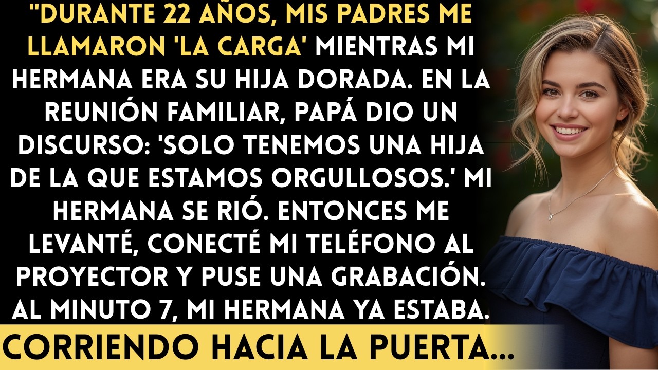 Mis padres me llamaron 'La carga' durante 22 años—La grabación de la reunión familiar lo cambió...