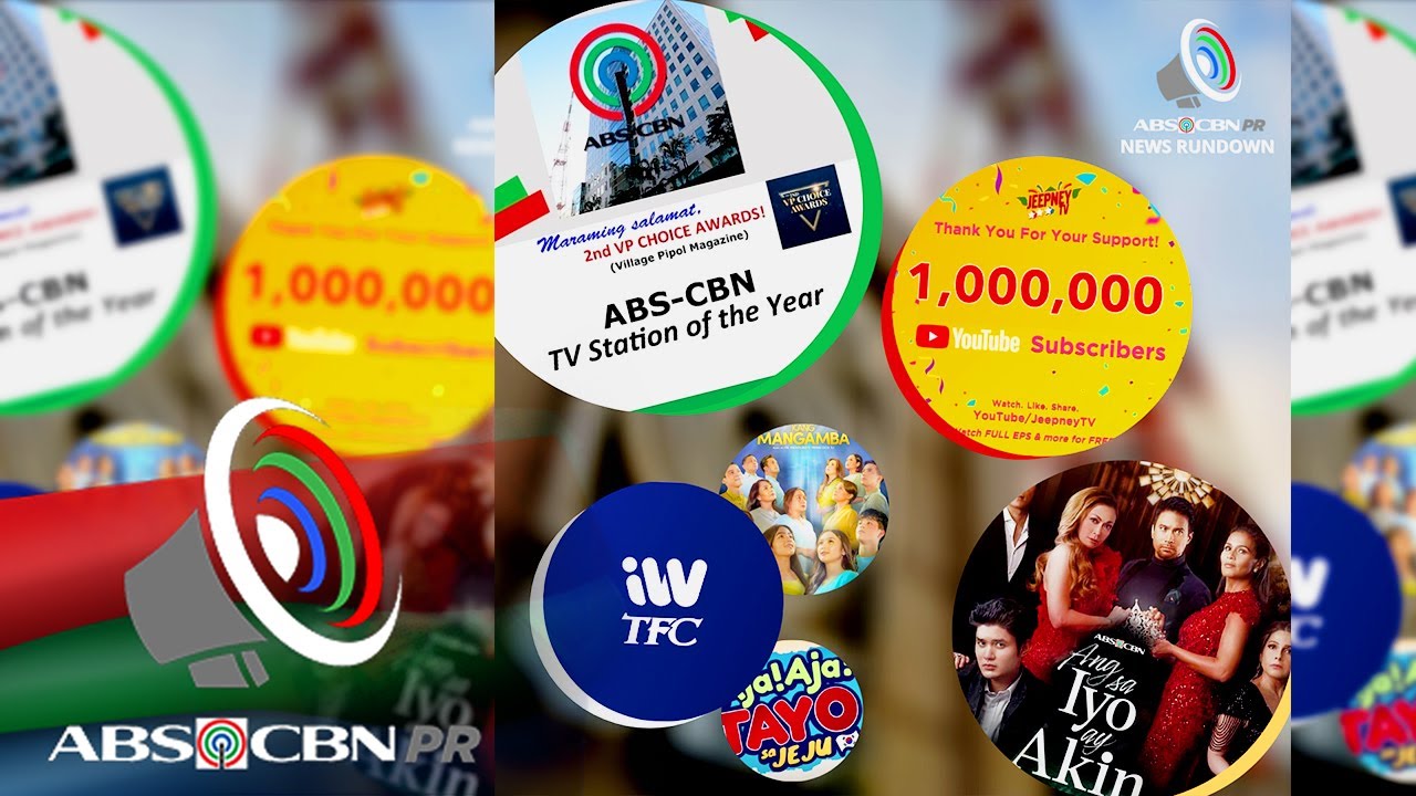 ⁣ABS-CBN, WAGI BILANG TV STATION OF THE YEAR | ABS-CBN PR News Rundown