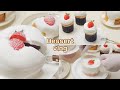 👩🏻‍🍳🍓딸기 디저트 특집:딸기 생크림 쉬폰 케이크 ,딸기 초코 케이크 :Strawberry dessert vlog