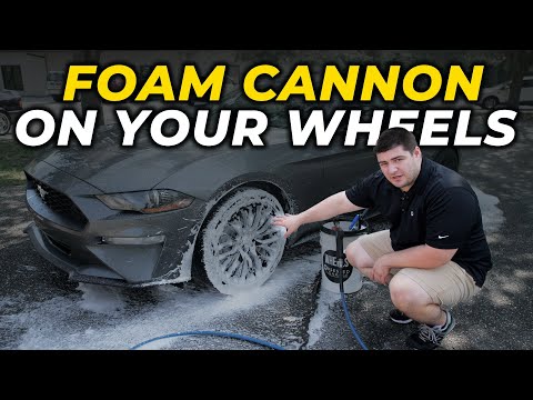 Why Should You Use a Foam Cannon on Your Wheels?