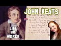 English literature  john keats life and works