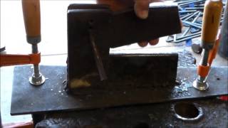 My simple chop fuller for forgeing and it's use