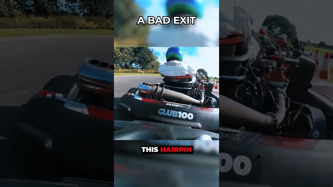 a bad exit #racing #karting #whiltonmill #gokarting #kartracing #racingkart